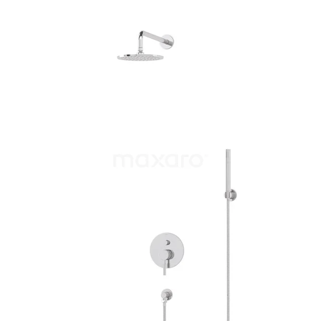 Radius Rain shower Built-in | Chrome 20 cm Rain shower Single lever BIC55-00143