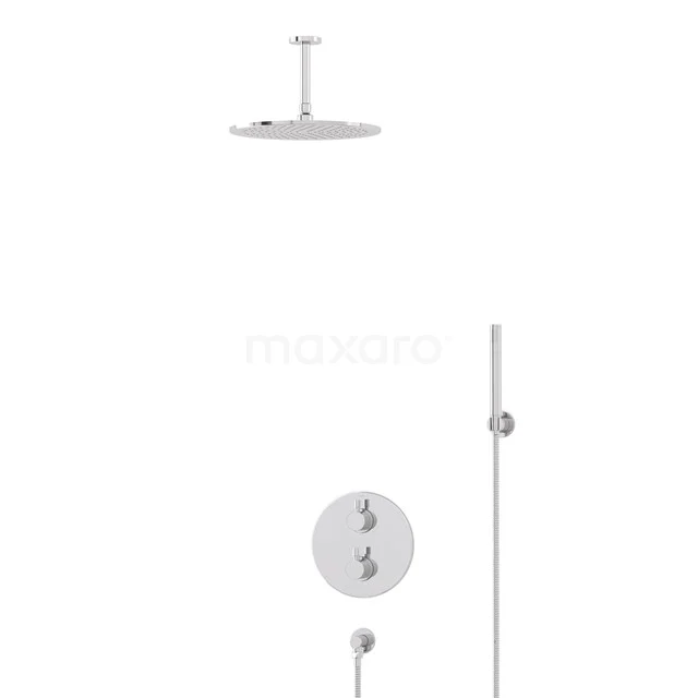 Radius Rain shower Built-in | Chrome 30 cm Rain shower Thermostatic BIC55-00166