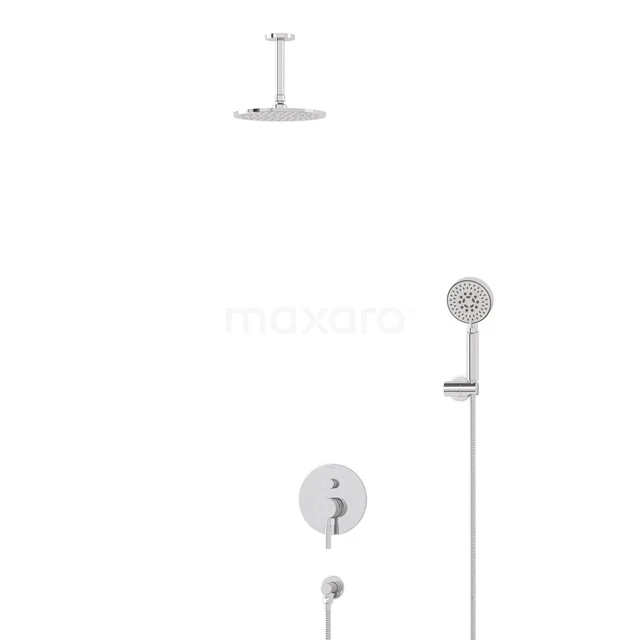 Radius Rain shower Built-in | Chrome 20 cm Rain shower Single lever BIC55-00438