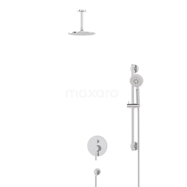Radius Rain shower Built-in | Chrome 20 cm Rain shower Single lever BIC55-00473