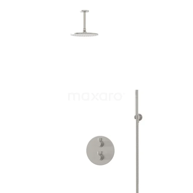 Radius Regenduschen Einbau | Edelstahl 20 cm Regenduschen Thermostatisch BIR55-00007