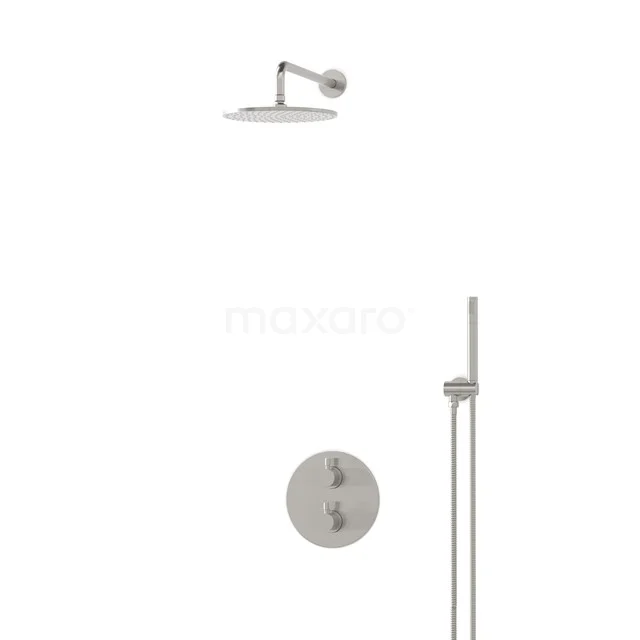 Radius Rain shower Built-in | Stainless steel 25 cm Rain shower Thermostatic BIR55-00016