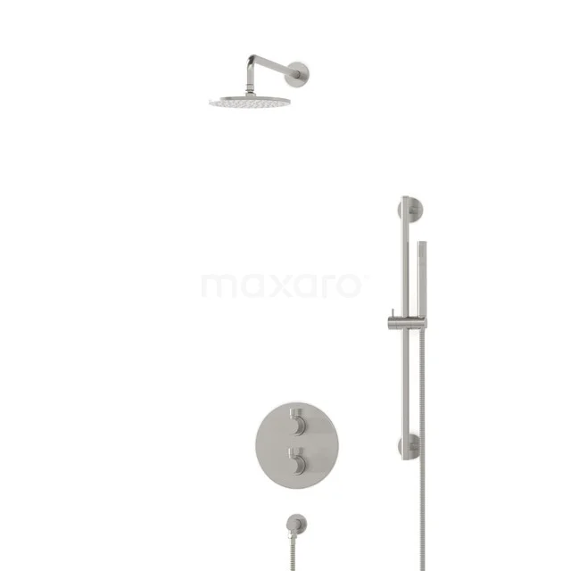 Radius Rain shower Built-in | Stainless steel 20 cm Rain shower Thermostatic BIR55-00037