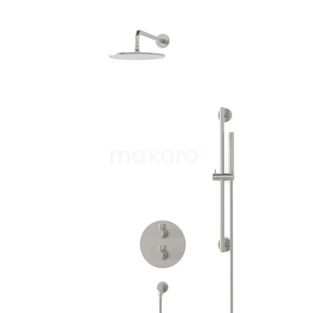 Radius Rain shower Built-in | Stainless steel 25 cm Rain shower Thermostatic BIR55-00040