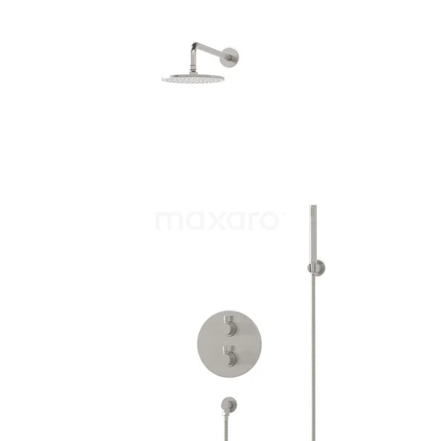 Radius Rain shower Built-in | Stainless steel 20 cm Rain shower Thermostatic BIR55-00049