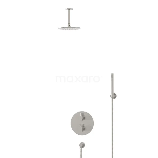 Radius Rain shower Built-in | Stainless steel 20 cm Rain shower Thermostatic BIR55-00055