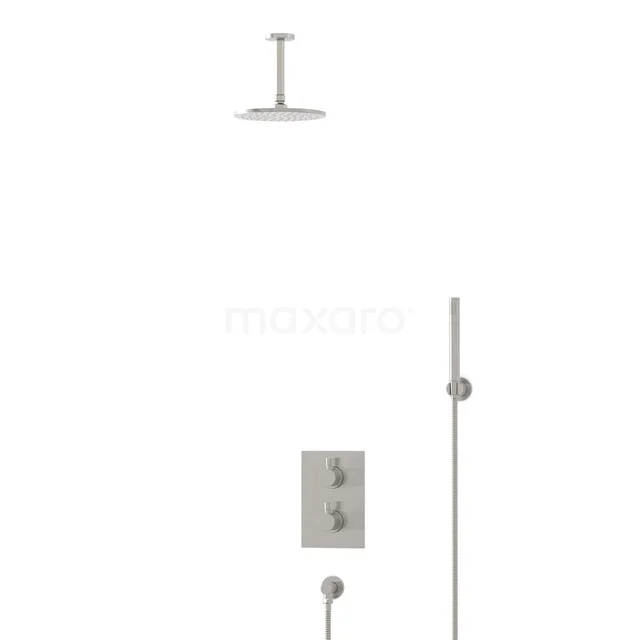 Radius Rain shower Built-in | Stainless steel 20 cm Rain shower Thermostatic BIR55-00056