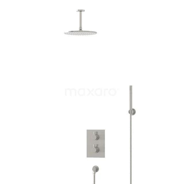 Radius Rain shower Built-in | Stainless steel 25 cm Rain shower Thermostatic BIR55-00059