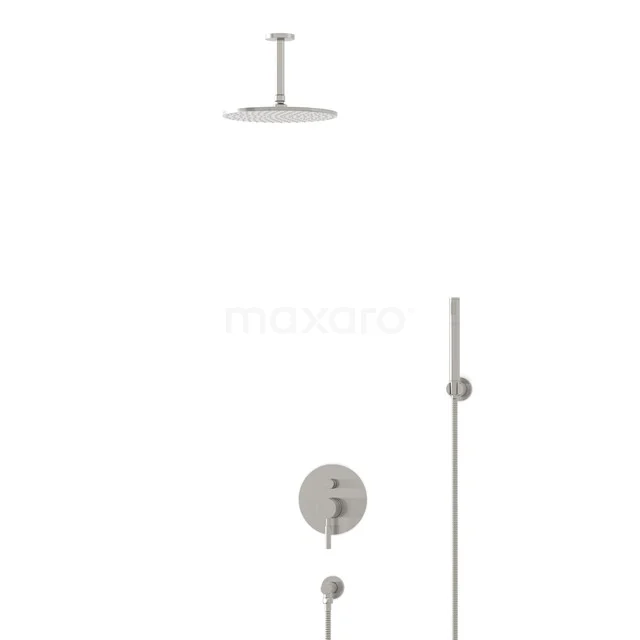 Radius Rain shower Built-in | Stainless steel 25 cm Rain shower Single lever BIR55-00060