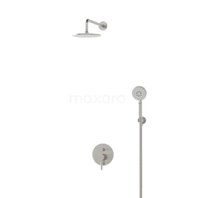 Radius Rain shower Built-in | Stainless steel 20 cm Rain shower Single lever BIR55-00063