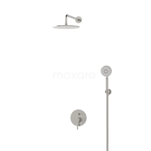 Radius Rain shower Built-in | Stainless steel 25 cm Rain shower Single lever BIR55-00066