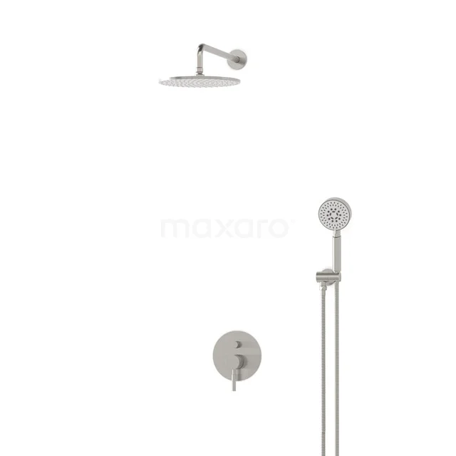 Radius Rain shower Built-in | Stainless steel 25 cm Rain shower Single lever BIR55-00078