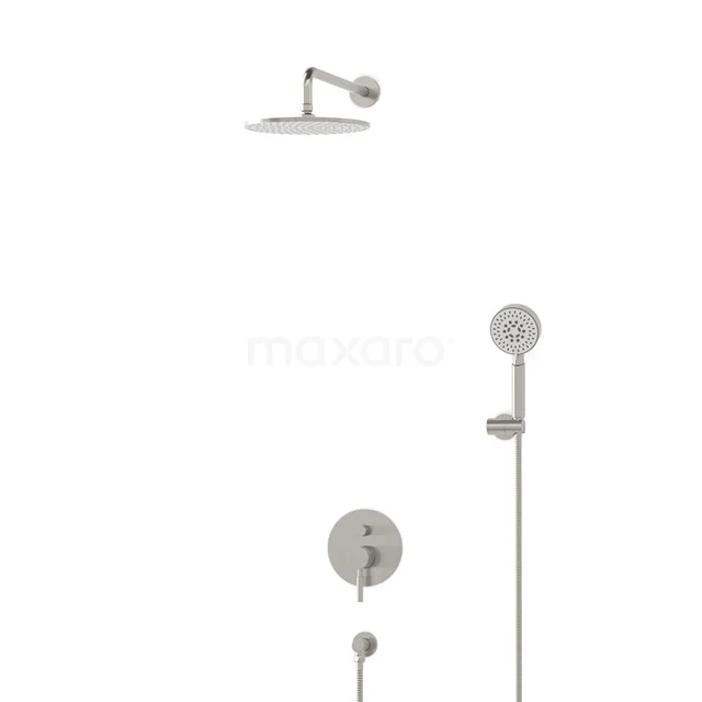 Radius Rain shower Built-in | Stainless steel 25 cm Rain shower Single lever BIR55-00090