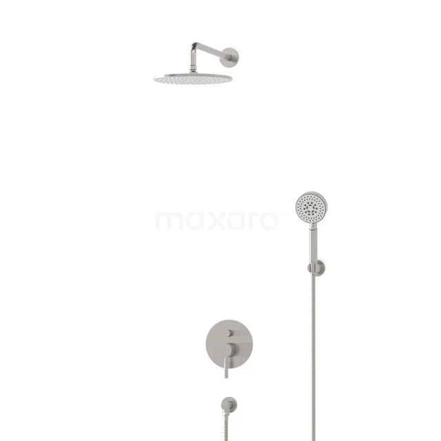 Radius Rain shower Built-in | Stainless steel 25 cm Rain shower Single lever BIR55-00114