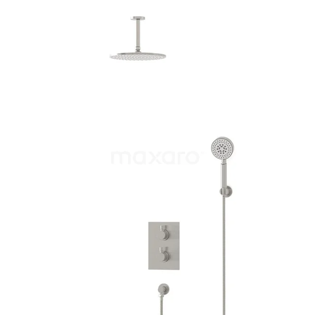 Radius Rain shower Built-in | Stainless steel 25 cm Rain shower Thermostatic BIR55-00119