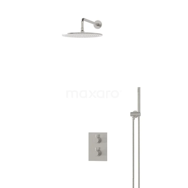 Radius Rain shower Built-in | Stainless steel 30 cm Rain shower Thermostatic BIR55-00121
