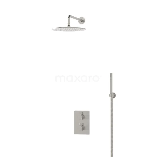 Radius Rain shower Built-in | Stainless steel 30 cm Rain shower Thermostatic BIR55-00127
