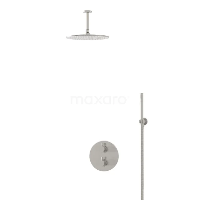 Radius Rain shower Built-in | Stainless steel 30 cm Rain shower Thermostatic BIR55-00131