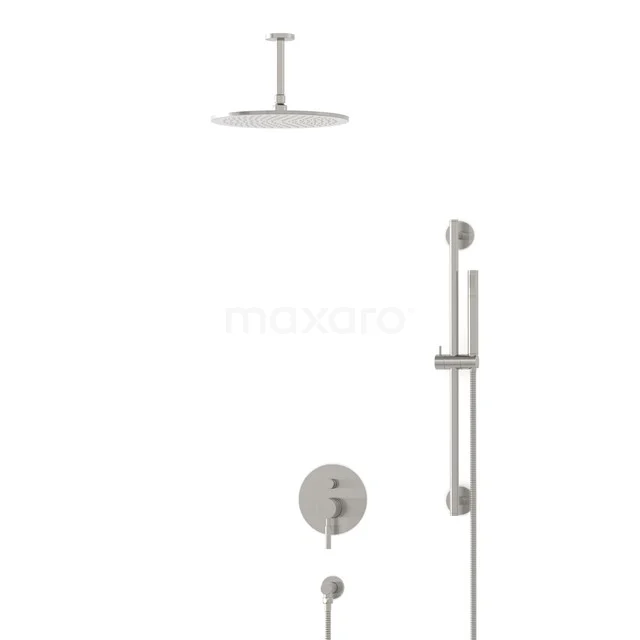 Radius Rain shower Built-in | Stainless steel 30 cm Rain shower Single lever BIR55-00138