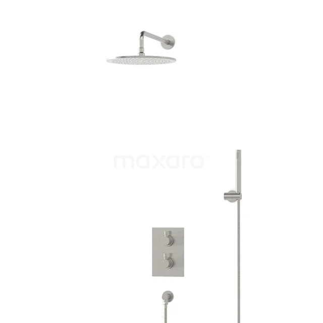 Radius Rain shower Built-in | Stainless steel 30 cm Rain shower Thermostatic BIR55-00139