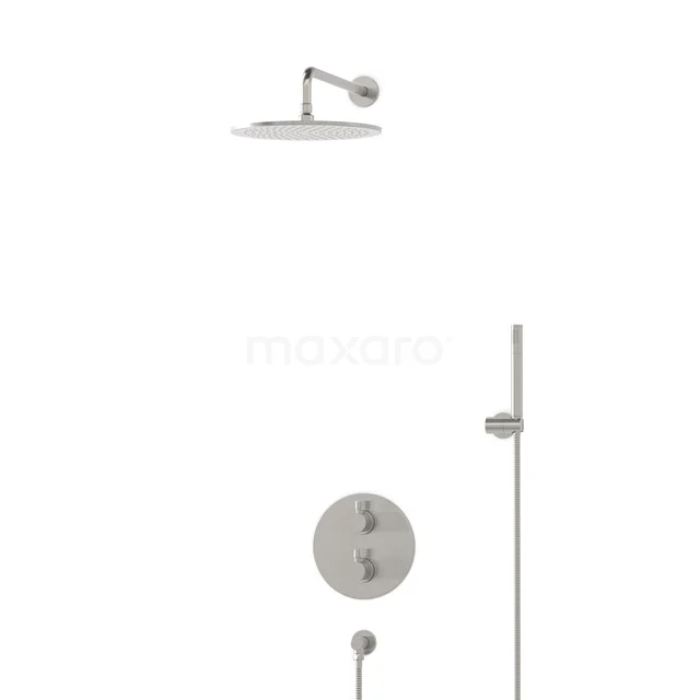 Radius Regenduschen Einbau | Edelstahl 30 cm Regenduschen Thermostatisch BIR55-00140