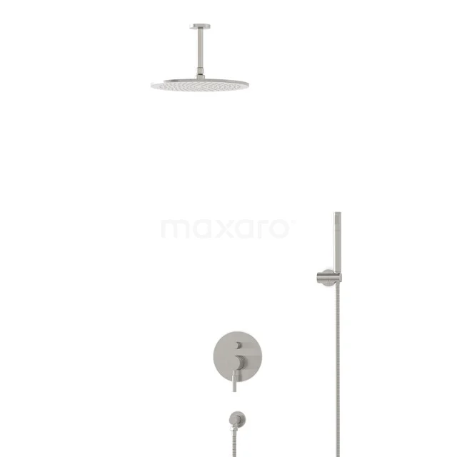 Radius Rain shower Built-in | Stainless steel 30 cm Rain shower Single lever BIR55-00144