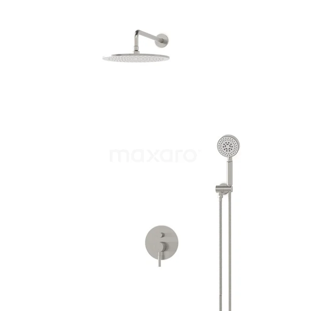 Radius Rain shower Built-in | Stainless steel 30 cm Rain shower Single lever BIR55-00153