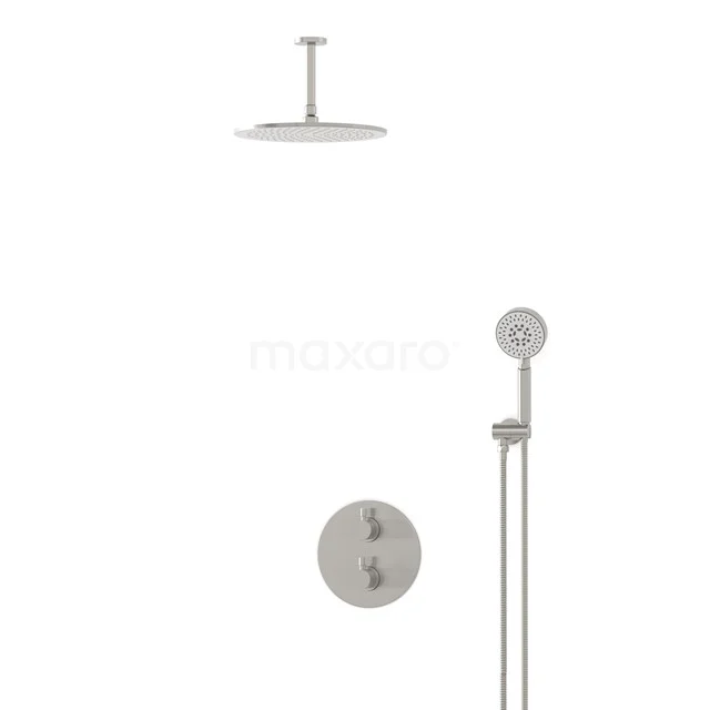 Radius Rain shower Built-in | Stainless steel 30 cm Rain shower Thermostatic BIR55-00155