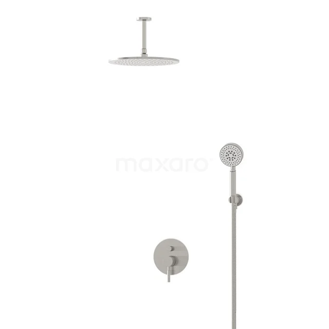 Radius Steel Unterputz-Regenbrausegarnitur, Mischbatterie, 30 cm Kopfbrause, Edelstahl BIR55-00162 Radius Steel Unterputz-Regenbrausegarnitur, Mischbatterie, 30 cm Kopfbrause, Edelstahl BIR55-00162