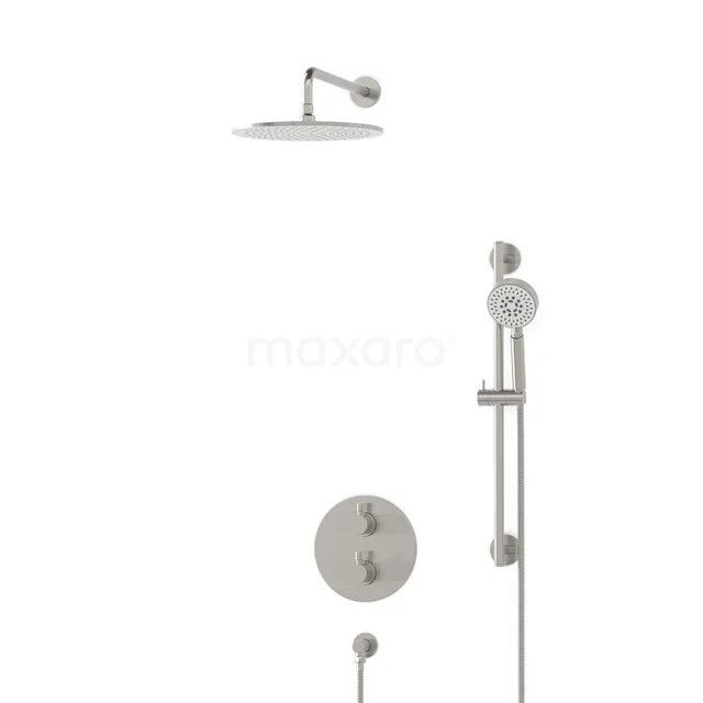 Radius Rain shower Built-in | Stainless steel 30 cm Rain shower Thermostatic BIR55-00164