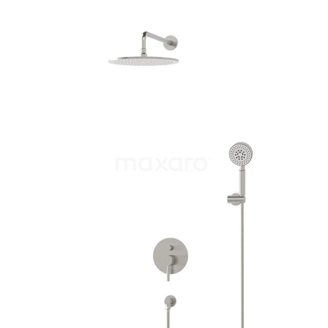 Radius Rain shower Built-in | Stainless steel 30 cm Rain shower Single lever BIR55-00171