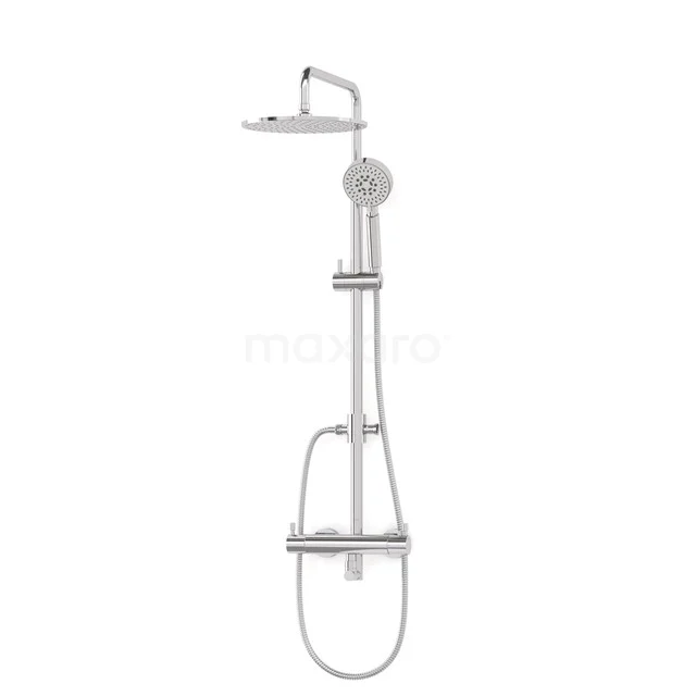 Radius Rain shower Construction | Chrome 25 cm Rain shower Thermostatic BOC55-00014