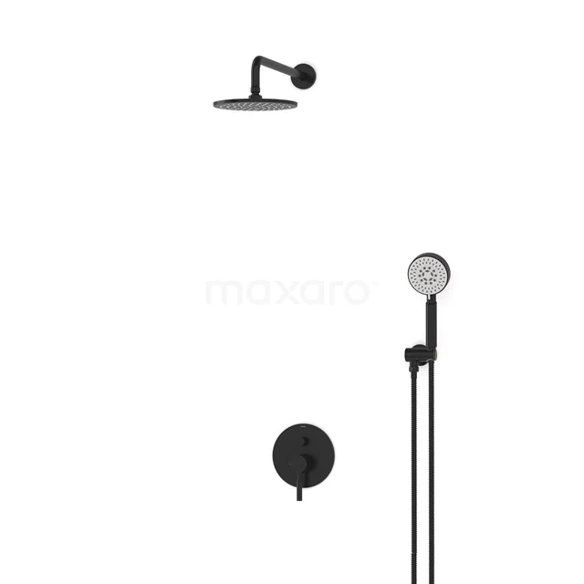 Radius Rain shower Built-in | Black 20 cm Rain shower Single lever BIZ55-00075