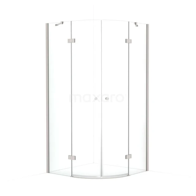 Duschkabine Amber 90x90cm Klar Sicherheitsglas Viertelrund Edelstahl CTR4444210BR Duschkabine Amber 90x90cm Klar Sicherheitsglas Viertelrund Edelstahl CTR4444210BR