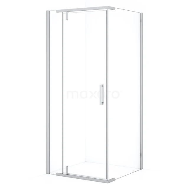 Topaz Shower enclosure | 90x90 cm Chrome Pivot door Square L6405_0900C