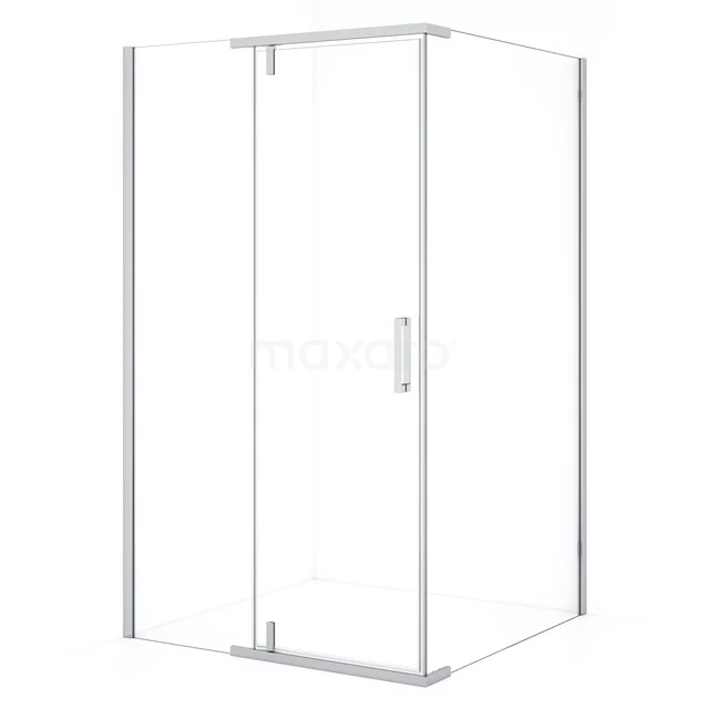 Topaz Douchecabine | 120x90 cm Chroom Draaideur Rechthoek L6405_1209C