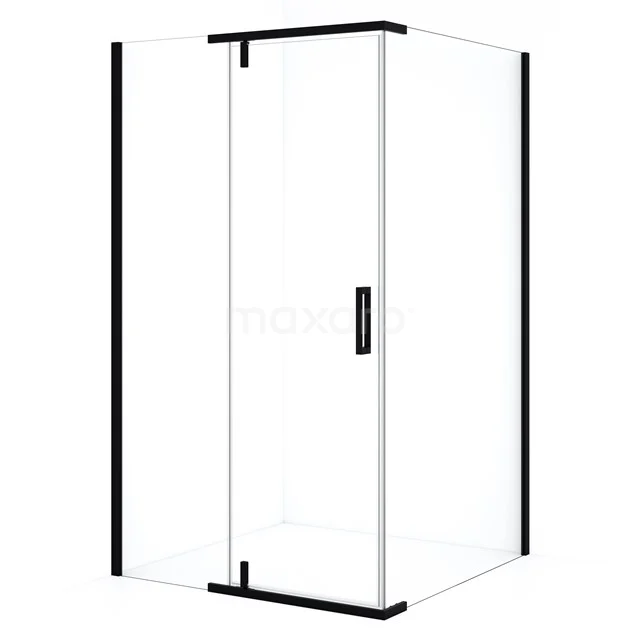 Topaz Shower enclosure | 120x90 cm Matte black Pivot door Rectangle L6405_1209M