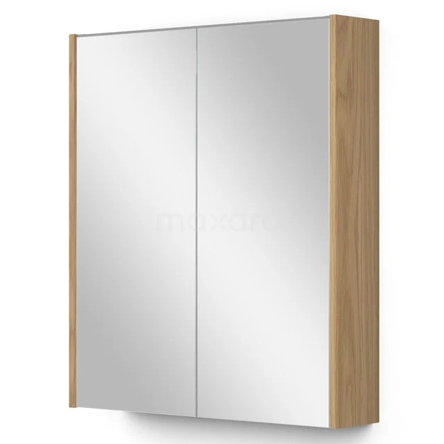 Mirror Cabinet With Lighting Modulo 60x70cm Natural Veneer K99-0600-59009-60 Mirror Cabinet With Lighting Modulo 60x70cm Natural Veneer K99-0600-59009-60