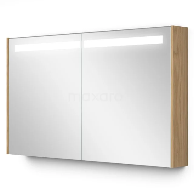 Mirror Cabinet With Lighting Modulo 120x70cm Natural Veneer K99-1200-59008-60