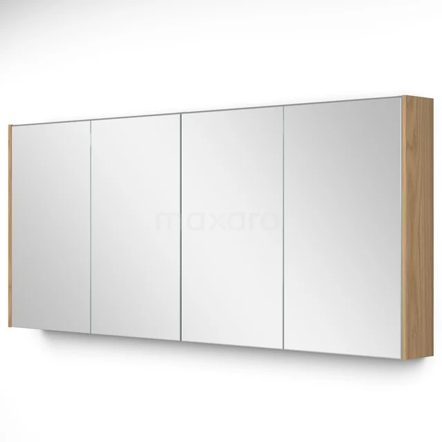 Spiegelschrank mit Beleuchtung Modulo 157.6x70cm Naturfurnier K99-1600-59009-60
