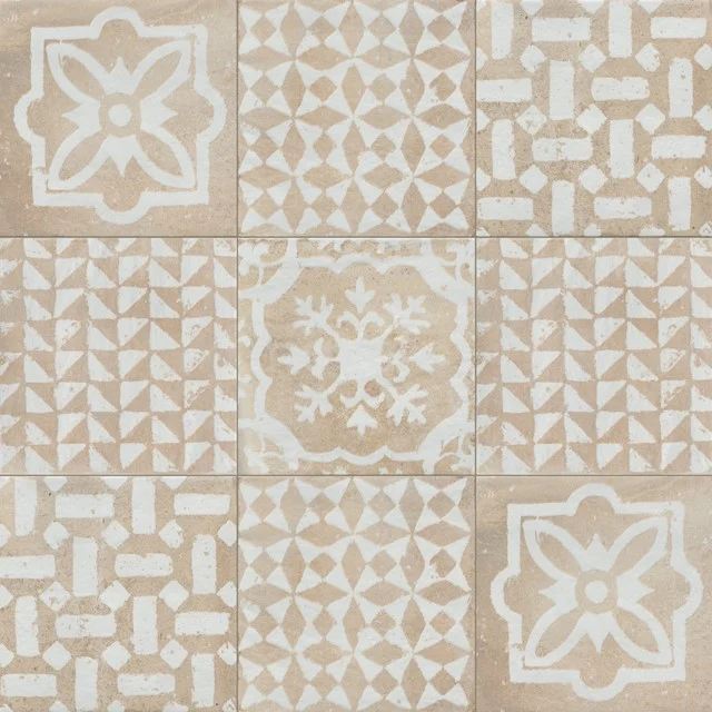 Casablanca Marfil Vloer-/Wandtegel | 20x20 cm Beige Decor 502-040101