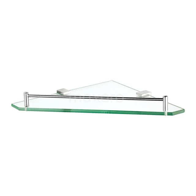 Corner shelf Cubic Chrome, Bathroom, Glass, Chrome 190-2102