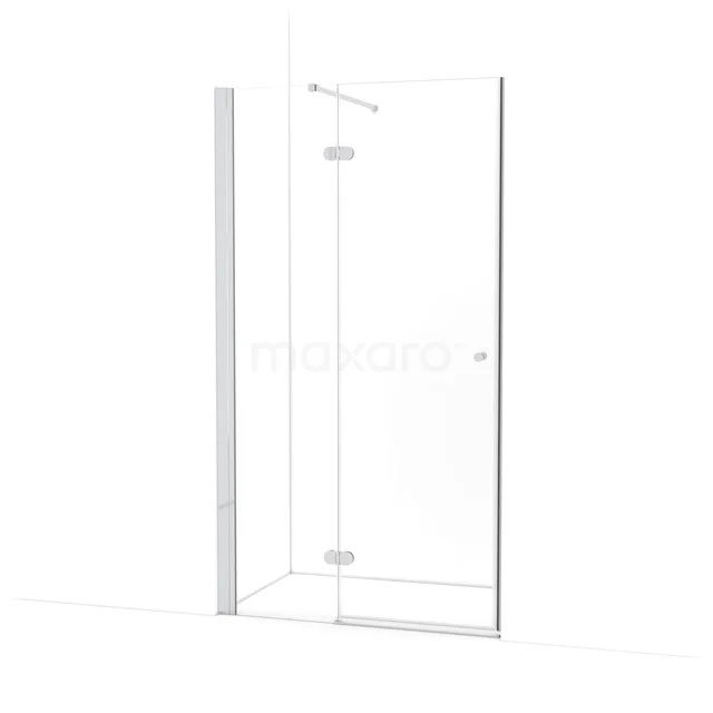 Amber Douchedeur | 110 cm Chroom Helder glas Draaideur WTB463120C