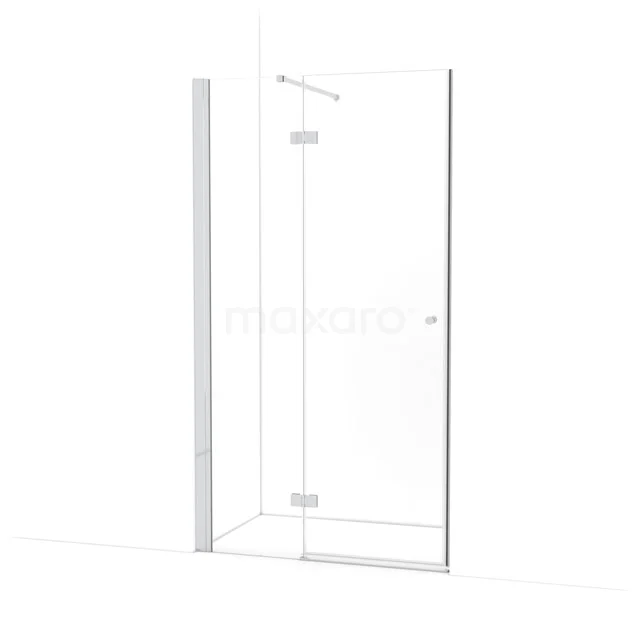 Amber Douchedeur | 110 cm Chroom Helder glas Draaideur WTB463110C