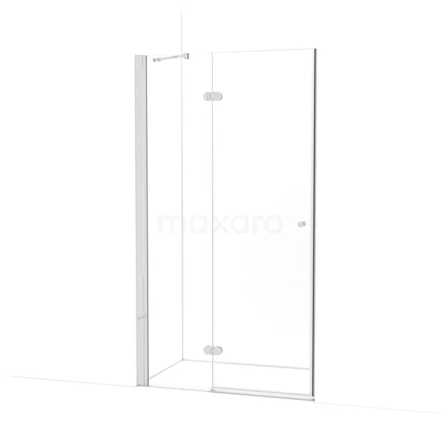 Amber Douchedeur | 110 cm Chroom Helder glas Draaideur WTB463220C