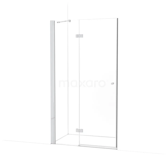 Amber Douchedeur | 110 cm Chroom Helder glas Draaideur WTB463210C