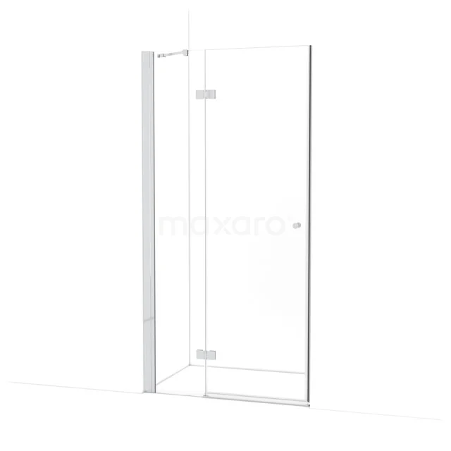 Amber Douchedeur | 100 cm Chroom Helder glas Draaideur WTB363210C