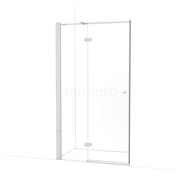Amber Shower door | 110 cm Chrome Clear glass Pivot door WTB463320C