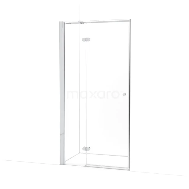 Amber Douchedeur | 100 cm Chroom Helder glas Draaideur WTB363320C