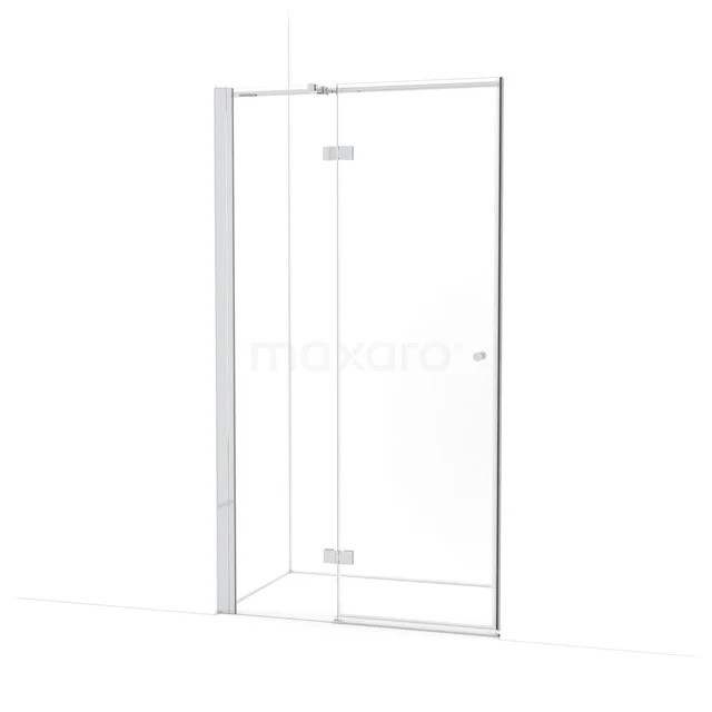 Amber Douchedeur | 110 cm Chroom Helder glas Draaideur WTB463310C